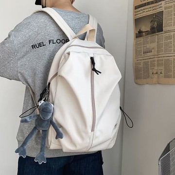 高中生書包男大學生電腦背包時尚潮流背包男休閑旅行雙肩包大容量