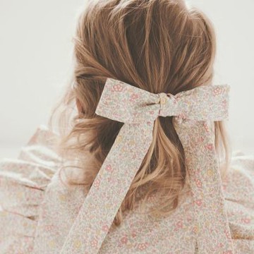 Brands4kids Liberty碎花蝴蝶結髮夾_HUTTEliHut系列