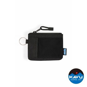 【KAVU】Caskstash 防潑水拉鍊零錢包 黑色 #9531