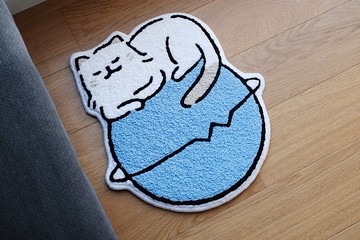 貓星人日常 地毯 坐墊