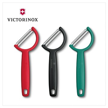 VICTORINOX 瑞士維氏 RHO系列 斜口削皮器 紅/黑/綠 6.0950.1/6.0950.3/6.0950.4