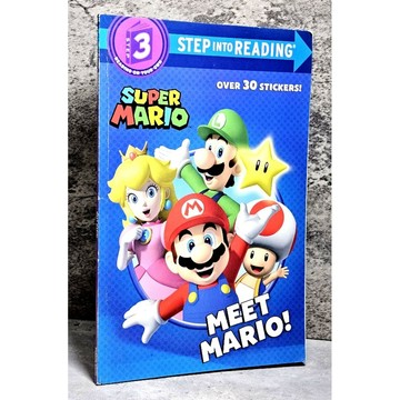 ➤〔特價出清〕➤附貼紙 全彩色 瑪莉歐 Meet Mario! (Nintendo)
