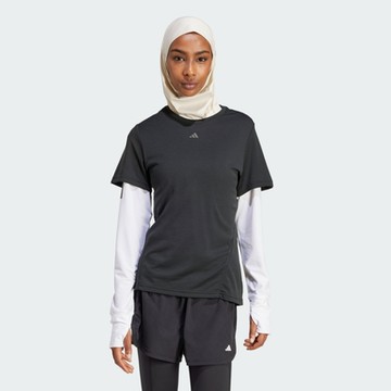 adidas 愛迪達 上衣 女款 短袖上衣 運動 D4T HIIT SC T 黑 IU1123