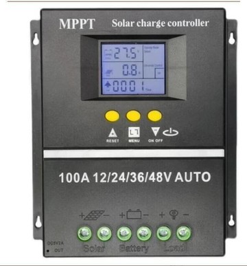 【台灣出貨】太陽能專家倉庫直發MPPT太陽能控製器60A80A100A全自動充放電通用12v24V3