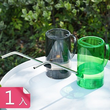 【荷生活】不鏽鋼長嘴澆水壺 透明灑水壺大容量澆花噴壺-1入