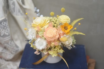 乾燥花禮 擴香花 蓪草花 開幕小盆栽 日光