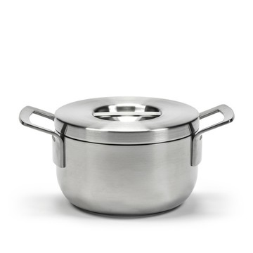 Serax BASE雙耳不銹鋼湯鍋附蓋24cm