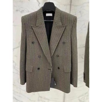 英倫風格紋西裝外套女2025新款寬松氣質復古冷淡系高級感休閑西服