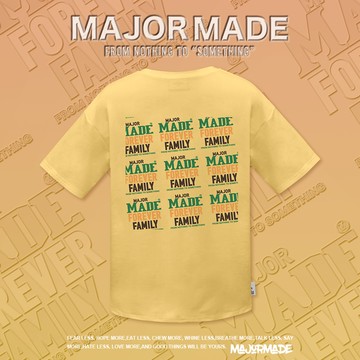 字母標籤貼膠印短T