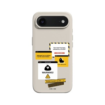 iPhone Air SolidX 貝殼灰 - 奧樂雞 Ology - Warning