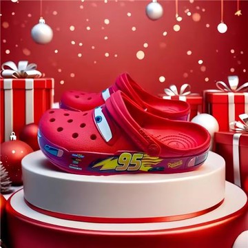 【賽車總動員】透氣男女鞋兒童洞洞鞋！戶外沙灘包頭涼鞋海邊必備