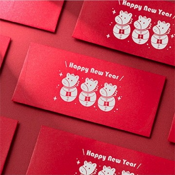 1A 2026 馬年 西式 紅包袋 Happy New Year 10張入 /包 2012
