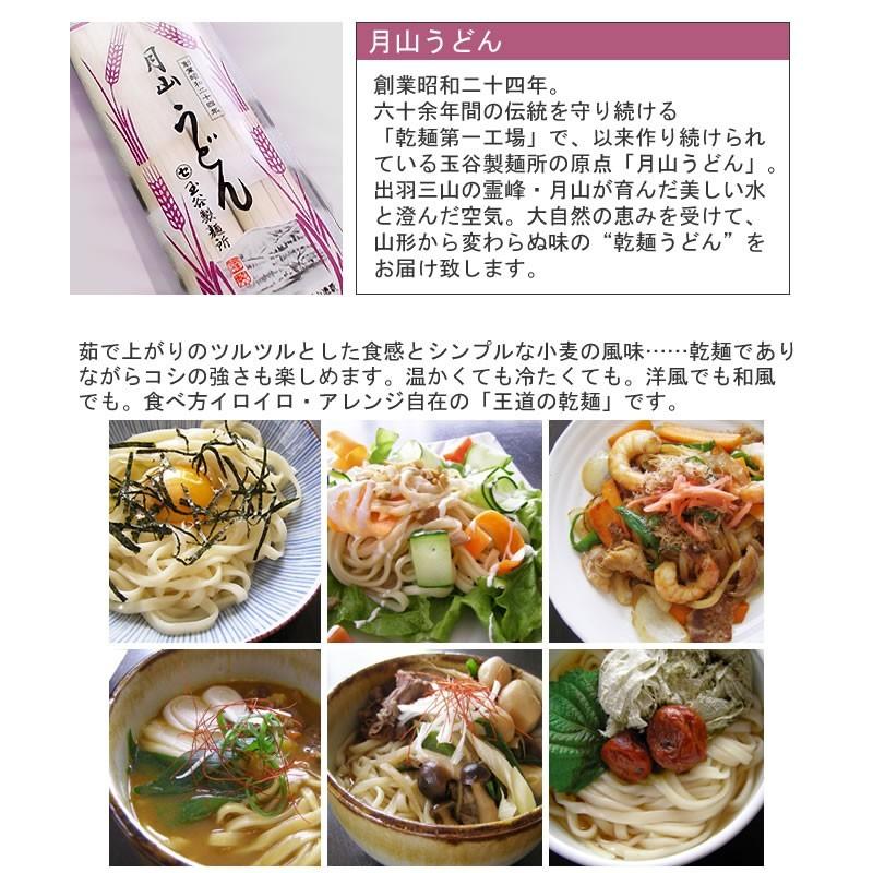 ポイント消化 うどん 送料無料 お試し月山うどん 4人前 180g×2袋 [月山うどん180ｇ×2 BS] メール便 ネコポス 即送