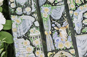 森語 晴夢 PET 紙膠帶 貝殼光 10米卷