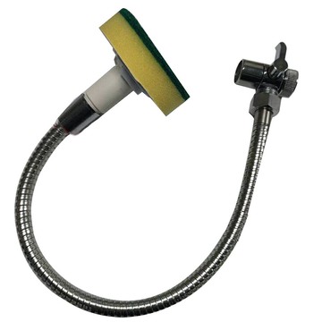 水摩爾水龍頭增壓熱霧去油洗碗神器MS-177(含增壓霧化頭+軟管+洗碗綿刷+水龍頭分水器轉接頭)1組-開熱水利用強細熱霧氣除油去菌垢環保省水