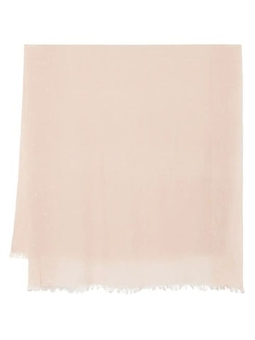 Faliero Sarti Kundy Wool And Silk Fringed Scarf Accessories