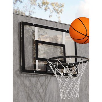 免打孔鐵架籃球板鋼化玻璃壁掛式成人家用兒童投籃框戶外籃球架