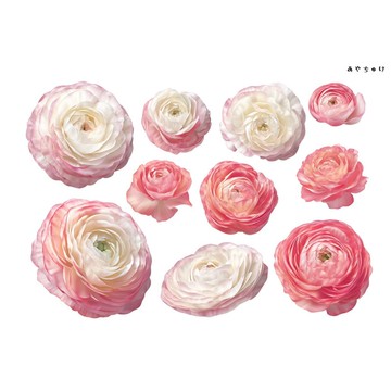 【10月新作4】20-22-0210 裁切紙・拼貼素材 陸蓮花