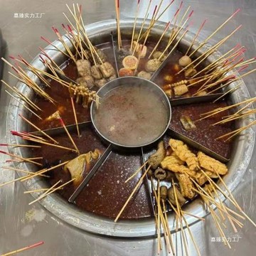 商用麻辣燙鍋專用鍋 牛雜鍋關東煮鍋 不銹鋼串串香鍋擺攤煮鍋無的