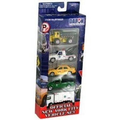 Daron New York City Official Vehicle Set, 5-Piece ミニカー