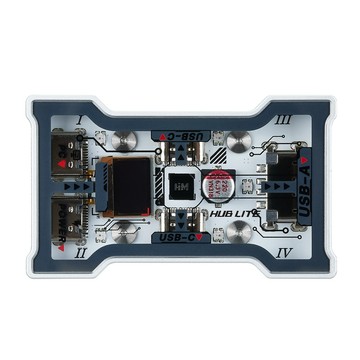 便利生活小物 HMhub 筆電分線器 數顯監測 鋁合金集線器 typec拓展塢 多口 帶供電