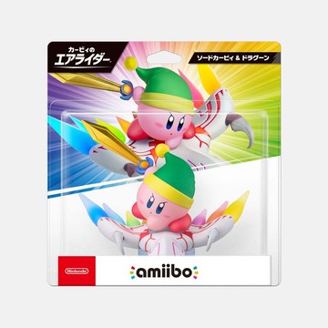 【Nintendo 任天堂】發售日未定 Amiibo 公仔 劍士卡比&龍騎兵 卡比的馭天飛行者系列