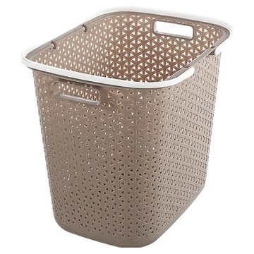 KEYWAY 藤崎置物籃  長420×寬325×高382  咖啡色  1個