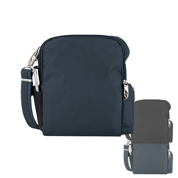 Travelon CLASSIC防盜斜側包(TL-42224)(美國防盜包/RFID防竊取/防割斷肩帶/母親節禮物)