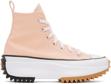 Converse 粉色 Run Star Hike 高帮运动鞋