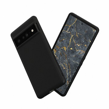 RHINOSHIELD Google Pixel 6 Pro (6.7吋) SolidSuit 經典防摔背蓋手機保護殼-黑色