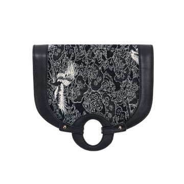 【替換包蓋】快拆替換包蓋 - 金幣緹花（黑）