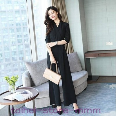 パーティードレスパンツ結婚式のお呼ばれ30代パンツドレス袖あり大きいサイズ黒かっこいいパンツドレス結婚式お呼ばれドレス代30代40代成人式 通販 Lineポイント最大get Lineショッピング