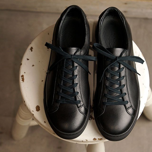 ヨーク Yoak スニーカー スタンレー Stanley Ca Ss21 メンズ ビジネススニーカー 高級レザー ドレス カジュアル Charcoal ブラック系 通販 Lineポイント最大0 5 Get Lineショッピング
