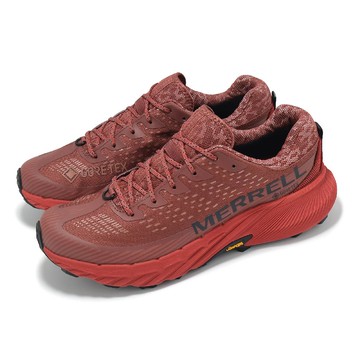 Merrell 邁樂 越野跑鞋 Agility Peak 5 GTX 男鞋 紅 黑 防水 黃金大底 回彈 戶外 運動鞋 ML068185