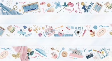 泡泡珍妮 日常小物集 和紙膠帶 台灣製 10米卷