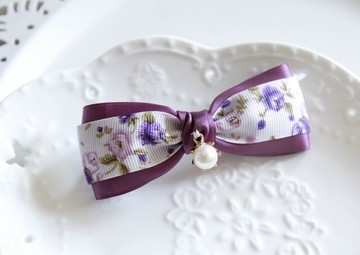 紫色風情法國夾