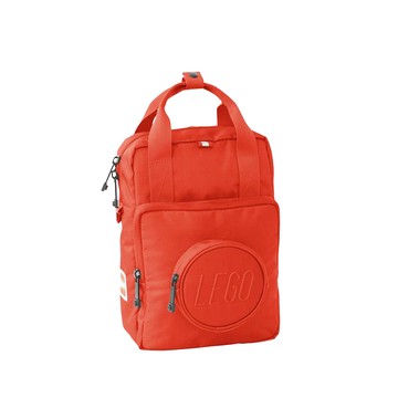 【LEGO 樂高】樂高積木造型後背包 1x1 紅  20206A-0021