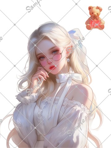 原創人物貼紙 裝飾貼紙 一組5枚入