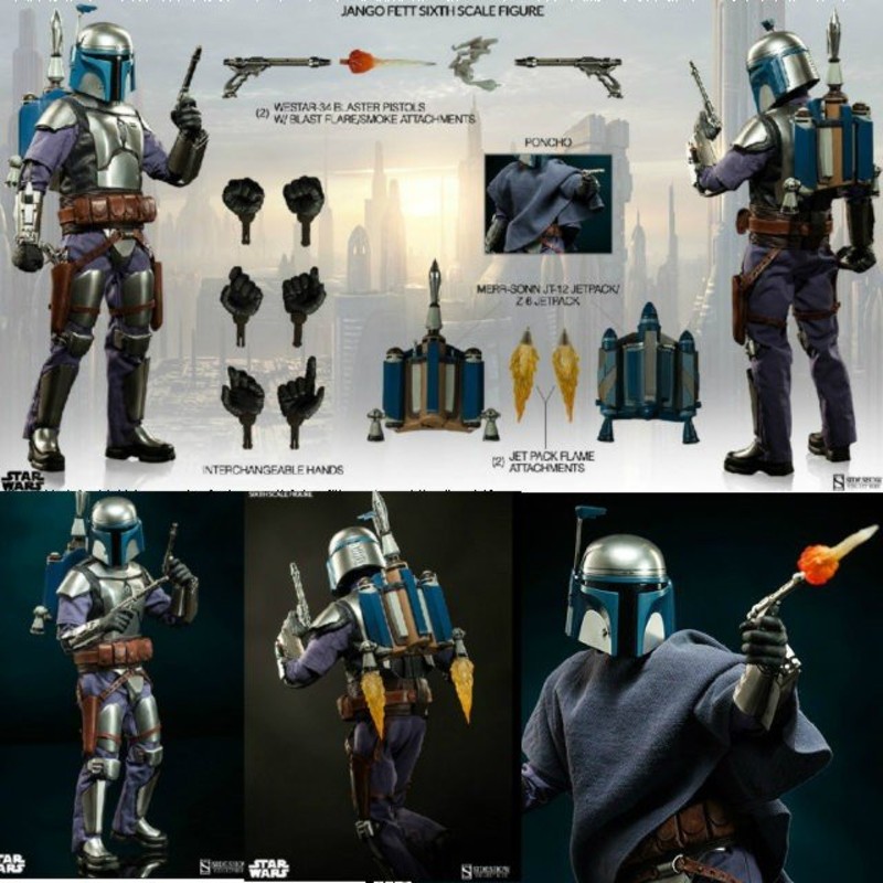 新品即納 Fig スカム ヴィラニー オブ スター ウォーズ ジャンゴ フェット フィギュア サイドショウ 通販 Lineポイント最大0 5 Get Lineショッピング