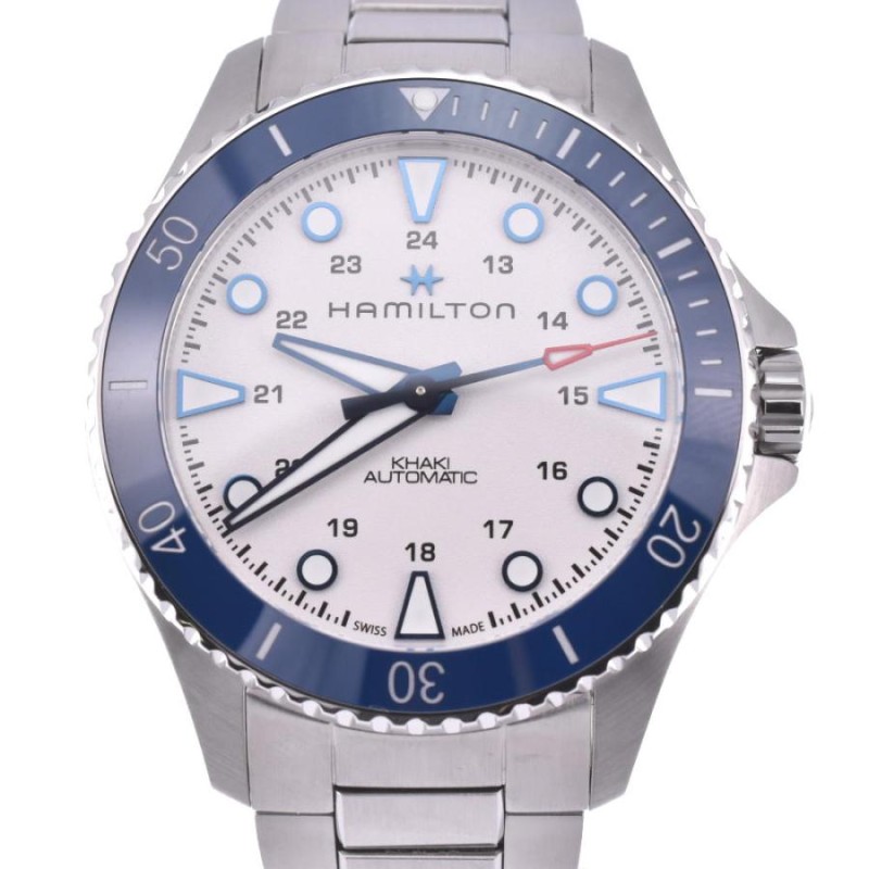 美品】ハミルトン カーキ サブ クオーツ ネイビー文字盤 ミリタリー
