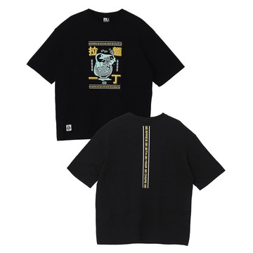 CHUMS 拉麺一丁 T-Shirt 男 短袖上衣 黑色 CH012786K001