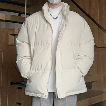 免運🔥本土出貨~新款棉服男 秋冬季立領 青少年學生 休閑潮流外套 加厚防寒情侶裝