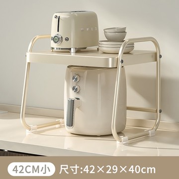 奶油風廚房微波爐架 42公分小款 Y11781
