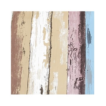 WA. WALL ART 木棧板紋壁紙 PVC材質  藍棕木紋  60 x 300cm