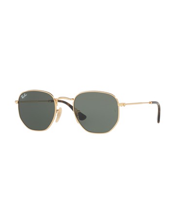 Square Metal Keyhole Sunglasses, 54MM