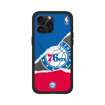 iPhone 15 Pro Max Mod NX 黑 - NBA - 熱血系列-費城76人 Philadelphia 76ers - Sweat and Tears