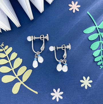 :Julianna: 日本上級珍珠耳環 夾式耳環