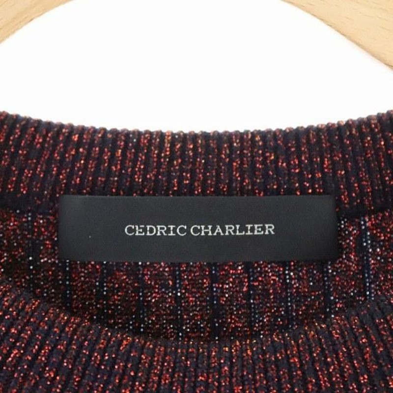 Cedric Charlier(セドリック シャルリエ) ニットワンピース ラメ