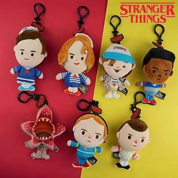 👾WBP免運👾 正版 strangerthings 怪奇物語掛件周邊 毛絨玩偶公仔 鑰匙扣包包掛飾吊飾 禮物