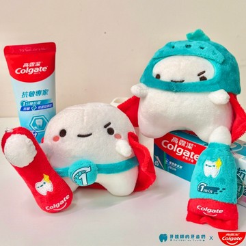 【Colgate高露潔】(贈品)牙技師的牙齒-超人/騎士牙齒娃娃(款式隨機)_勿下單